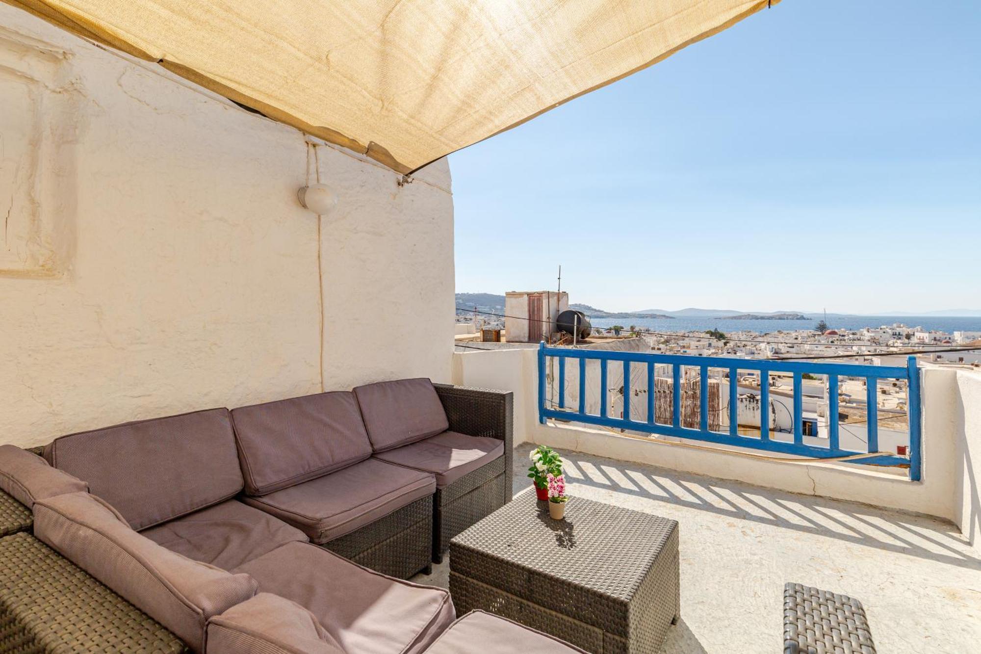 Elenitas Town House With Veranda And Sea View Mykonos Town Buitenkant foto