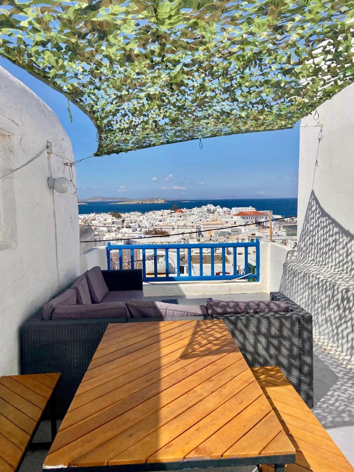 Elenitas Town House With Veranda And Sea View Mykonos Town Buitenkant foto